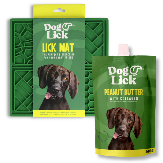 Dog Lick Bundle • Peanut Butter and Lick Mat